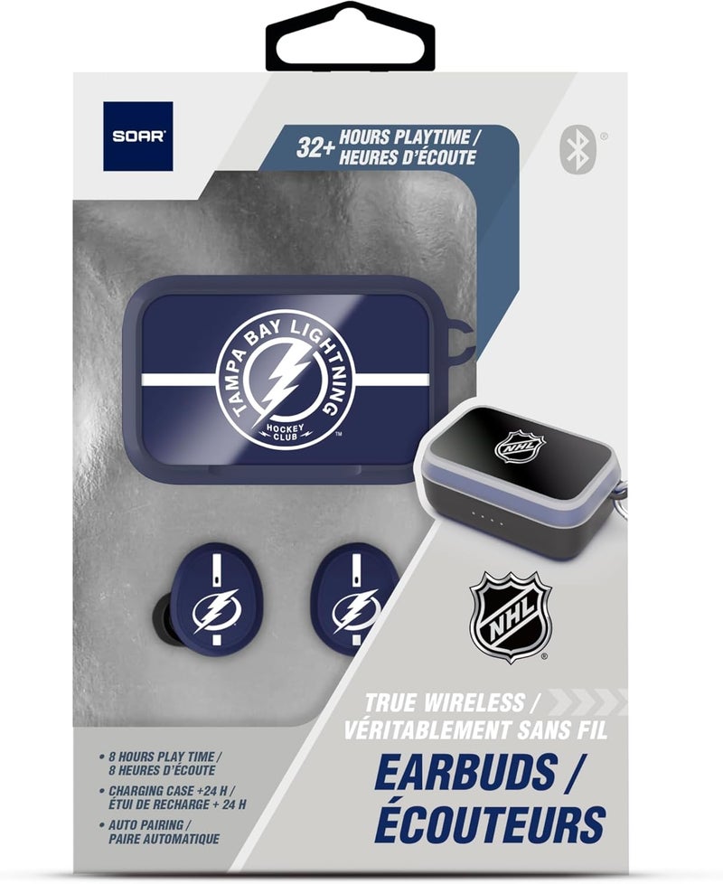 SOAR NHL Wireless Sport Earbuds: Comfortable Fit & Convenient Charging - Image 3
